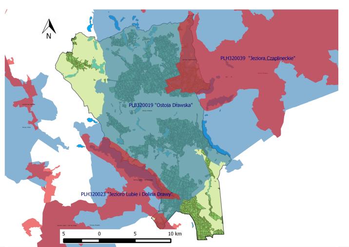 Nadleśnictwo Złocieniec na tle Obszarów Natura 2000